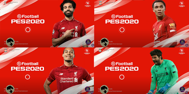 Startscreen Pack Liverpool Pes 2020 Mobile By Stranger Shafiul Patch Pes Mobile