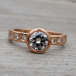 rose gold eternity band