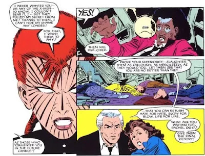 Uncanny X-Men 200 par Chris Claremont (scénario) et John Romita Jr (dessin).