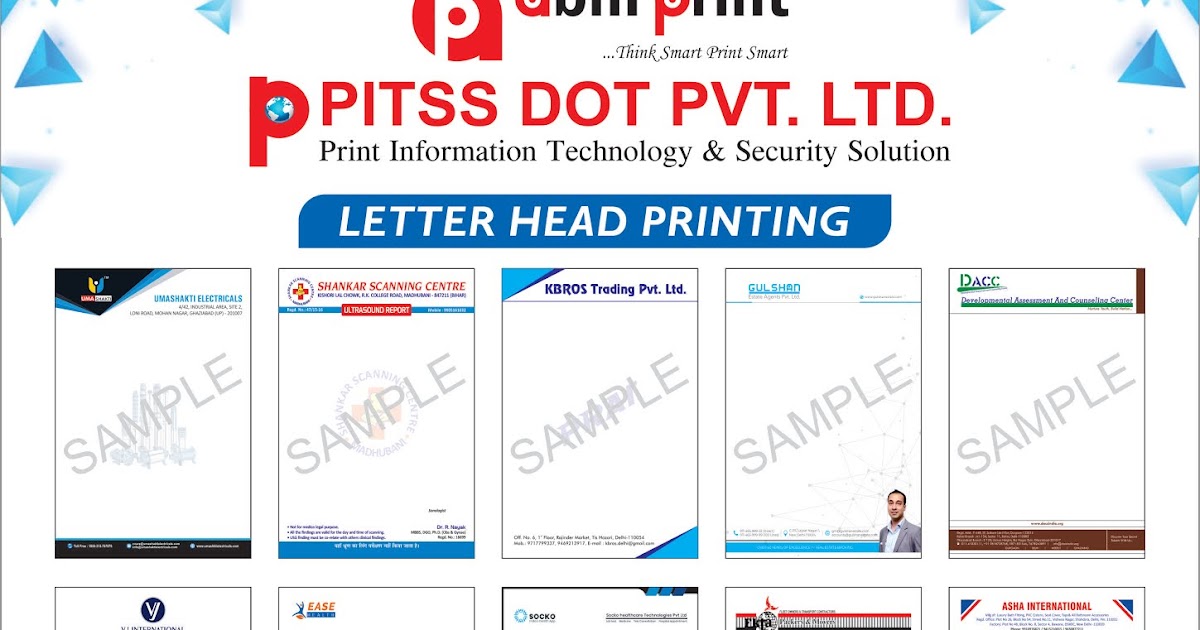 What is the purpose of a letterhead?