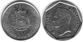 Moedas da Venezuela - Acervo de moedas