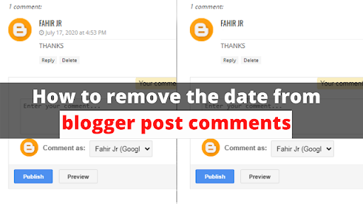 How to hide / Remove post date, time and author name in Blogger posts [2021]