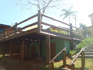 deck estrutura madeira obra execução