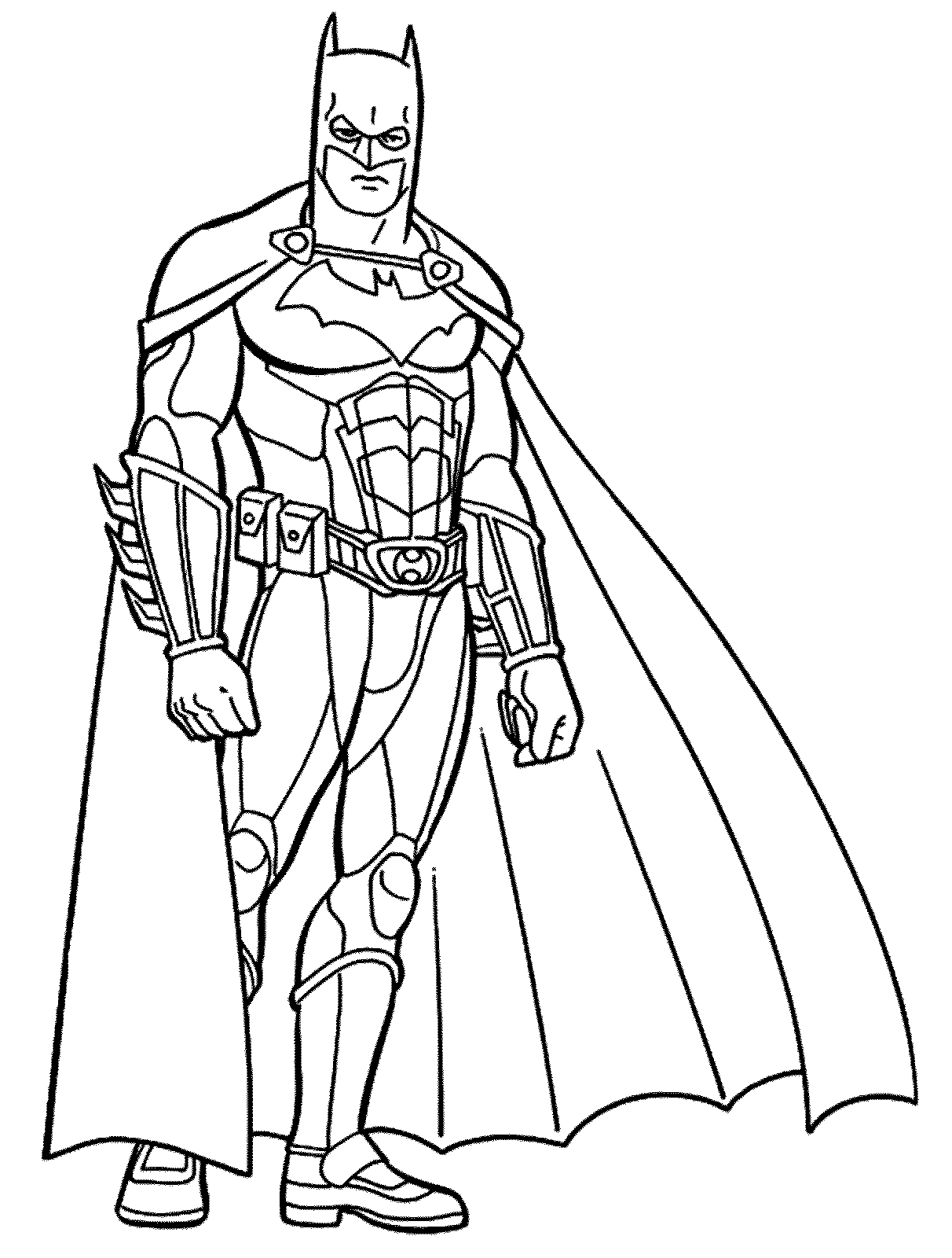 Buku Gambar Mewarnai Super Hero Batman - murid 17