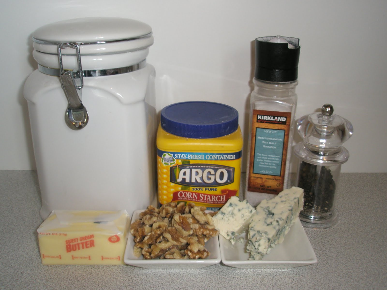 Got it, Cook it Blue Cheese Walnut Shortbread Crackers