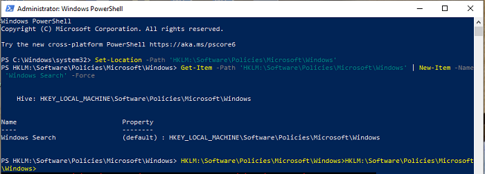 Utiliser PowerShell pour modifier les valeurs du Registre