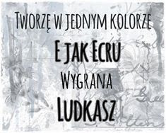 Wygrałam wyzwanie w Tworzę w Jednym KOlorze