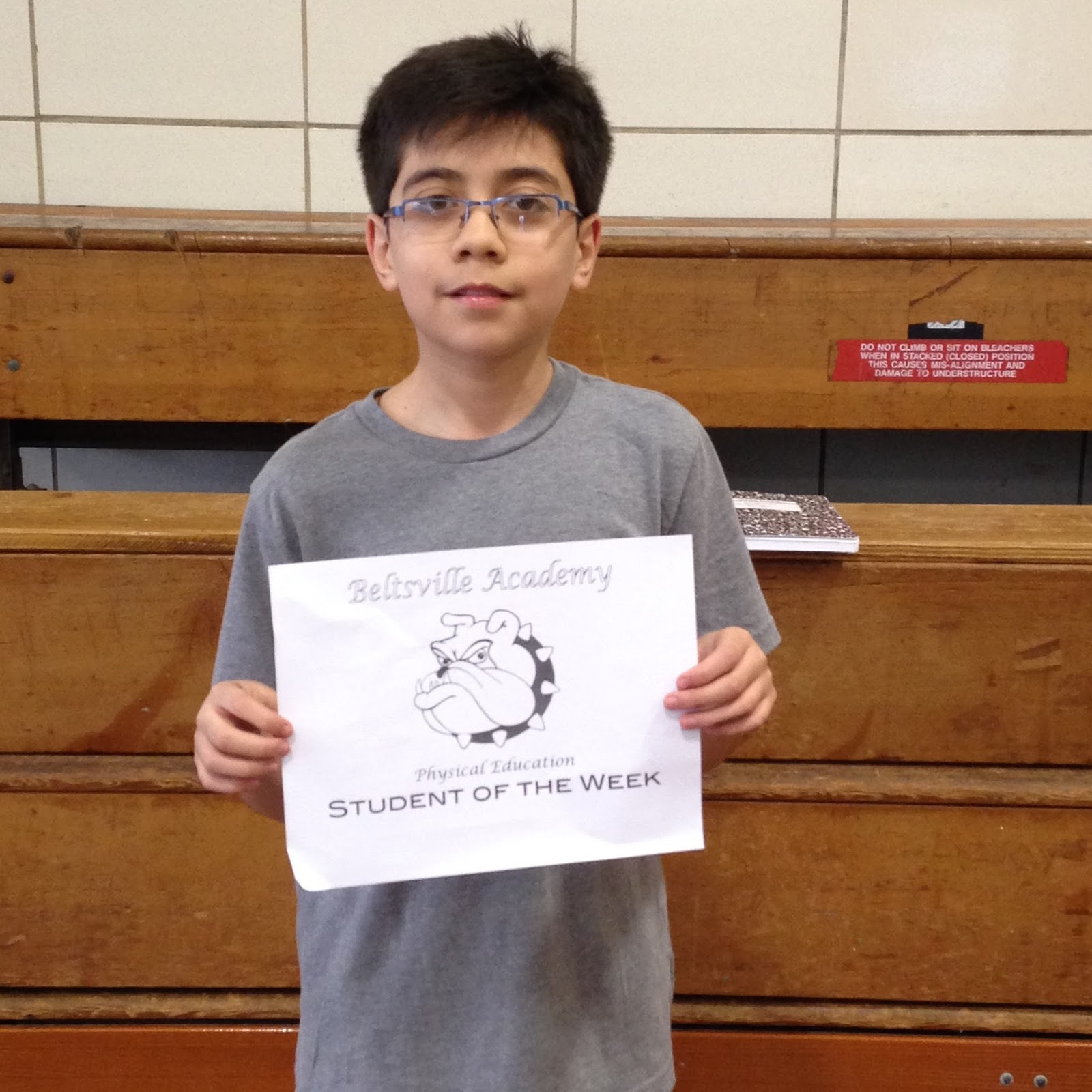Beltsville Academy Physical Education Students of the Week