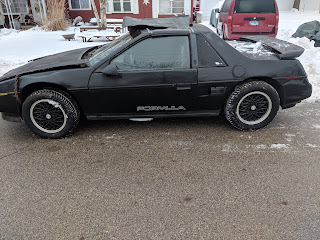 Black 88 Fiero Formula T Top car