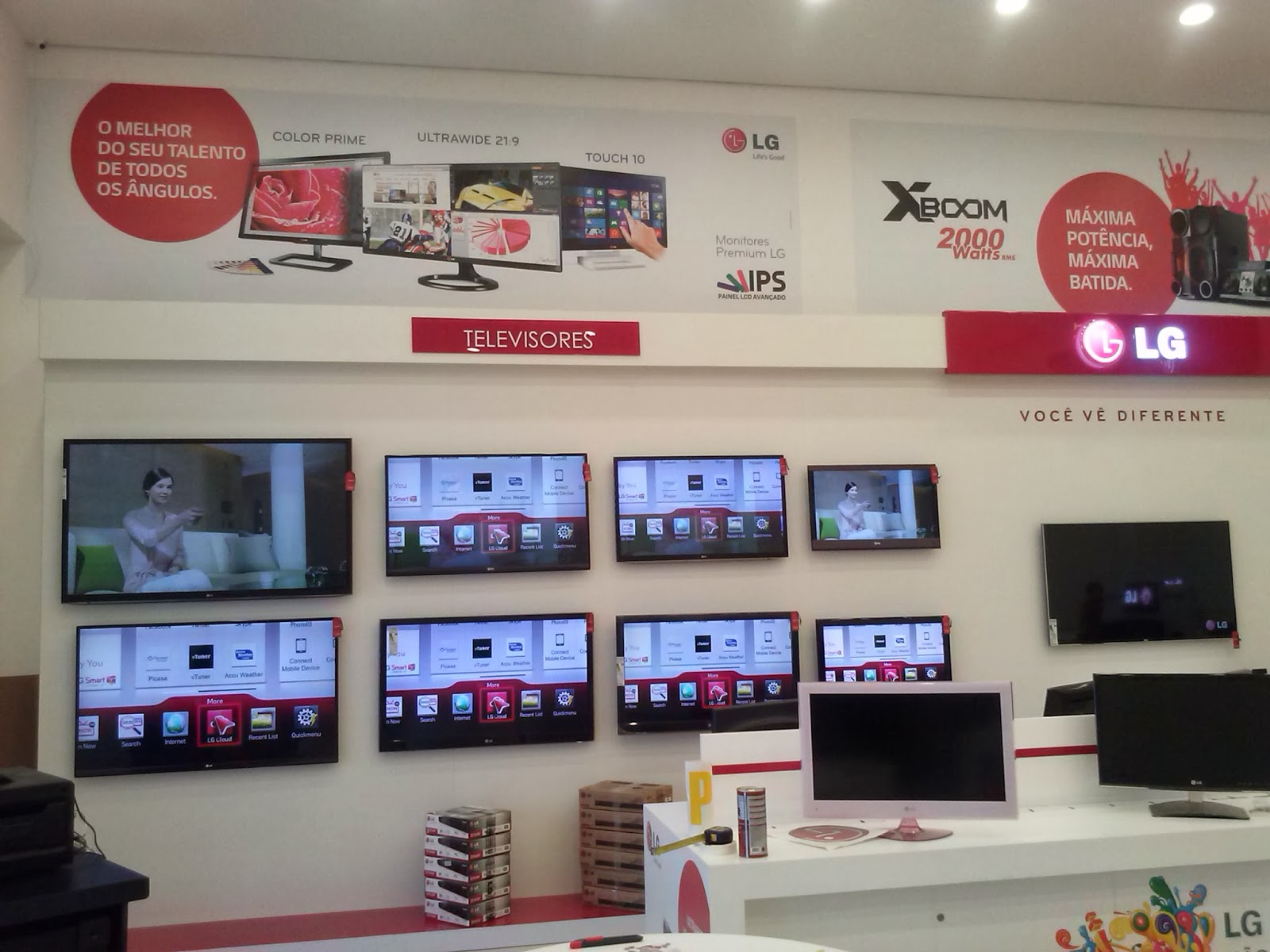 Tabuleiro Publicitário Primeira LG Outlet do mundo fica na Bahia