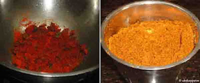 add chilli powder and blend