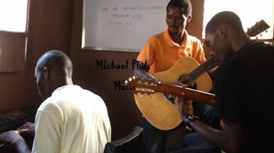 nigerian band practicing together