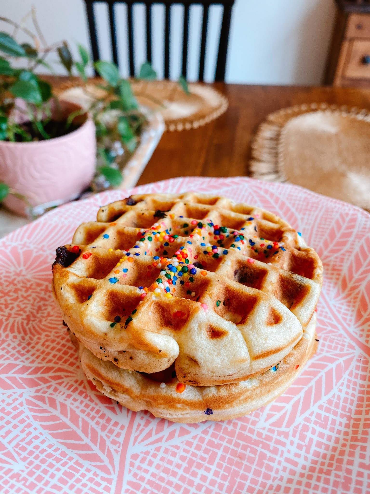 With Style & Grace Homemade Mini Waffle Recipe