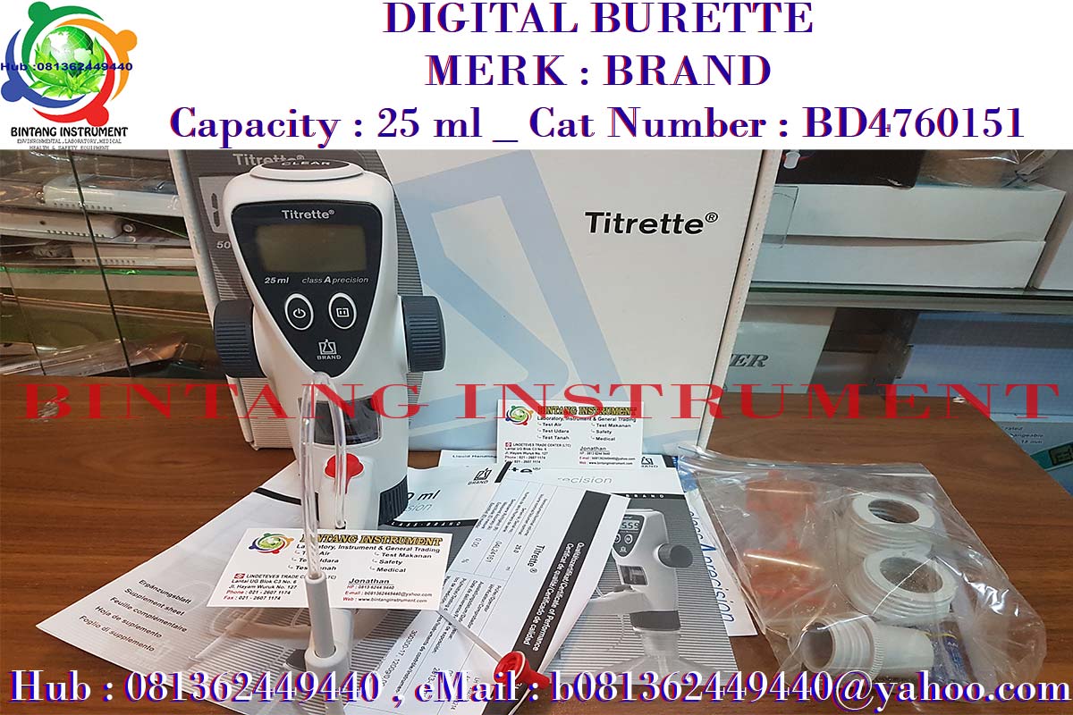 BINTANG INSTRUMENT 081362449440 Jual Digital Burette Brand Jual BRAND