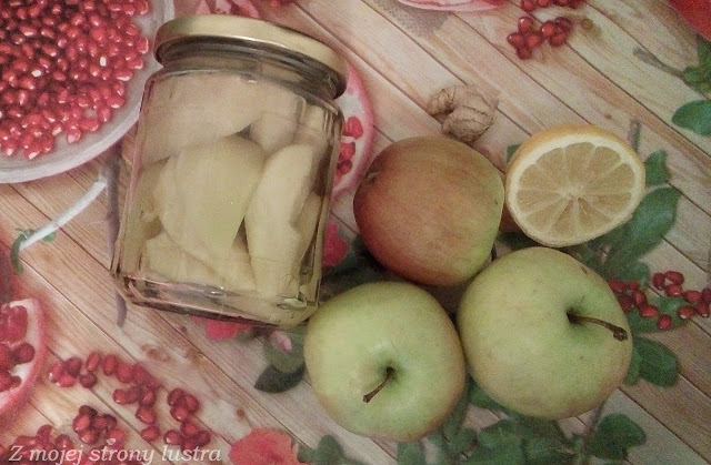 gruszki, jabłka, imbir, cytryna