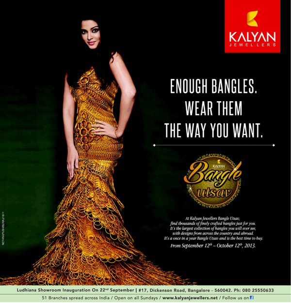 Latest Kalyan Jewellers Bangle Utsav ad featuring Aishwarya Rai Bachchan 