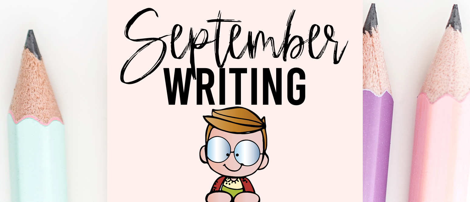 September writing templates for daily journal writing or a writing center in Kindergarten First Grade Second Grade