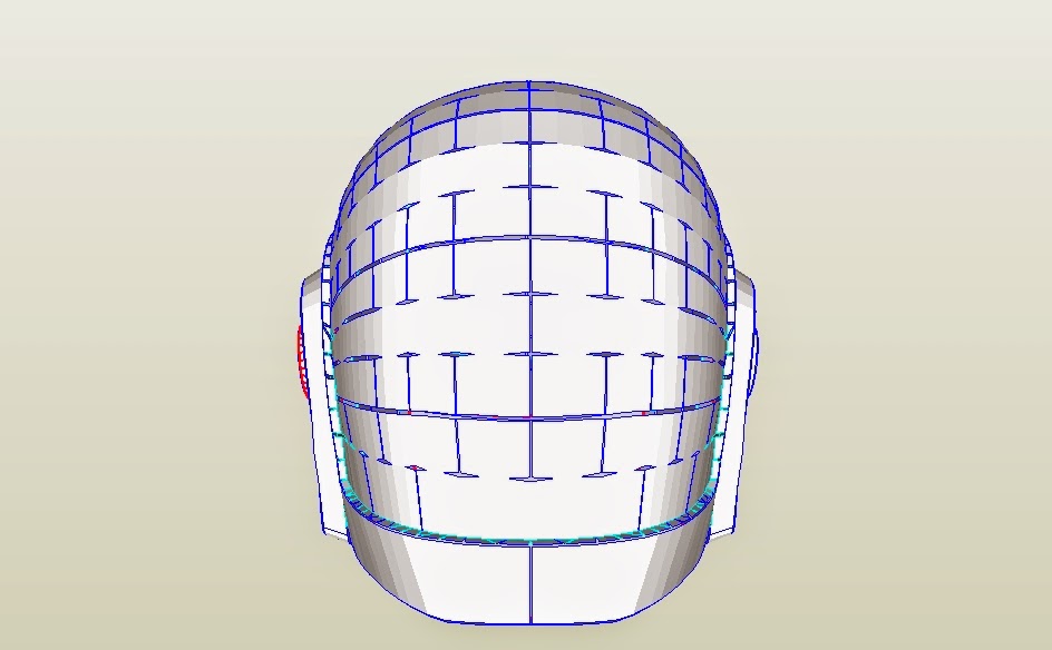 how to make Guy-Manuel costume helmet? 