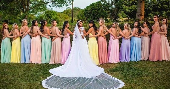 vestido candy colors