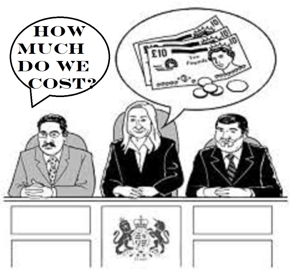 The Justice of the Peace Blog REAL COST COMPARISON OF DISTRICT JUDGES