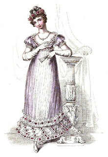 Ball dress  from La Belle Assemblée (1816)