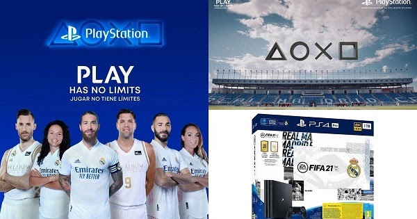سوني تعلن عن شراكة مع فريق ريال مدريد الإسباني و تصبح أجهزة Playstation الراعي الرسمي اخبار العاب الفيديو Games4fans
