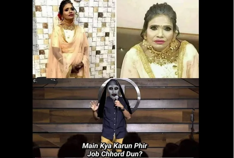 Ranu Mondal Makeup Funny Memes Viral On Social Media