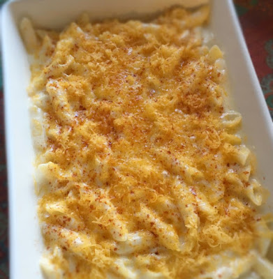 Gluten-free mac and cheese recipe from Gluten-Free Goddess- creamy, with real cheese.