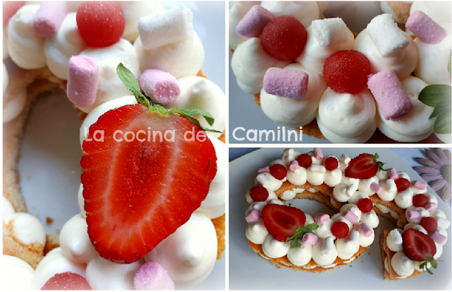 Tarta Adikosh de Números y Letras decoradas (La cocina de Camilni) Tarta Adikosh de Números y Letras decoradas (La cocina de Camilni)