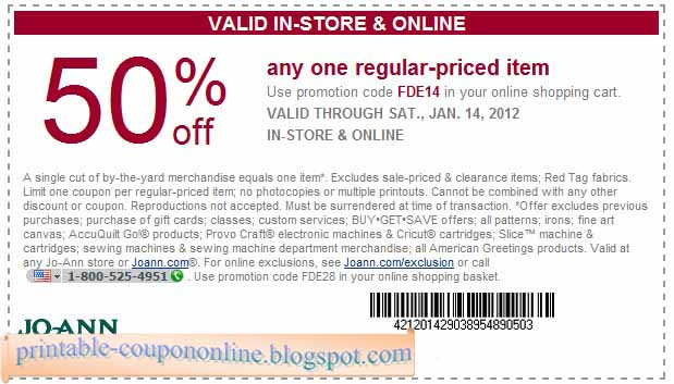 Printable Coupons 2018 Joann Coupons printable-coupons-2018-joann-coupons
