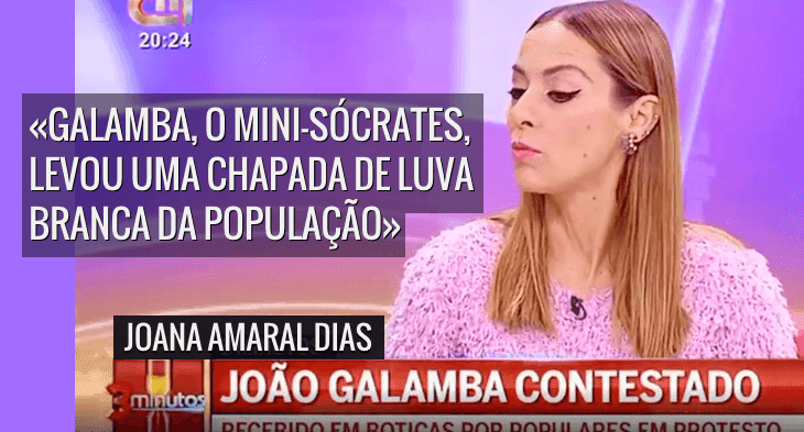 «Galamba, o mini-Sócrates: chapada de luva branca» - Joana Amaral