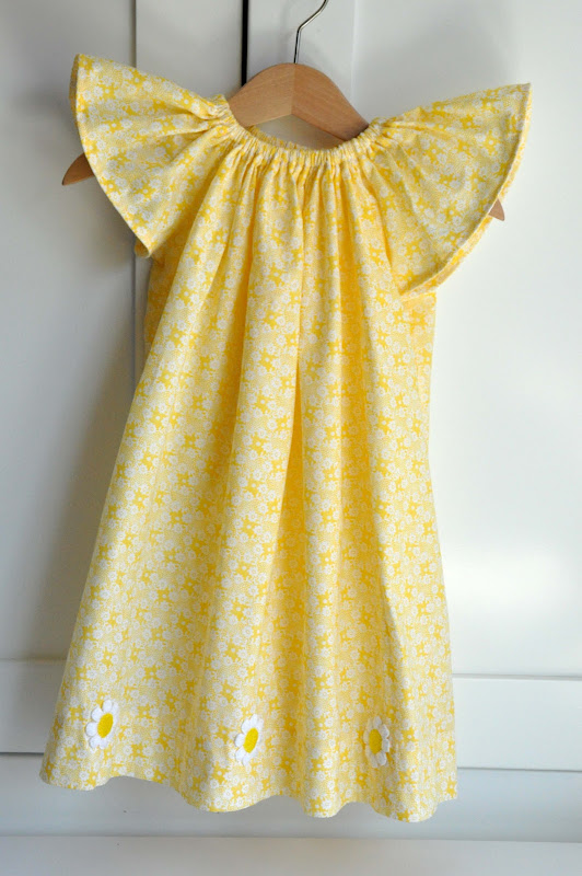 Aesthetic Nest: Sewing: Angel Sleeve Dress for Easter