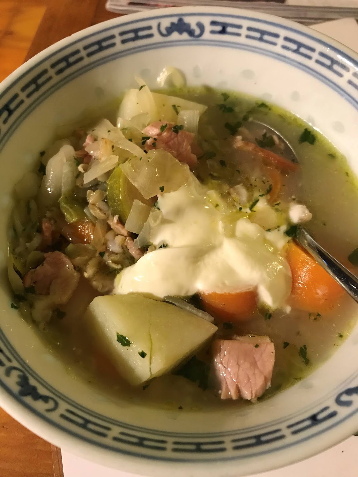 sherrys pickings: Sauerkraut Soup