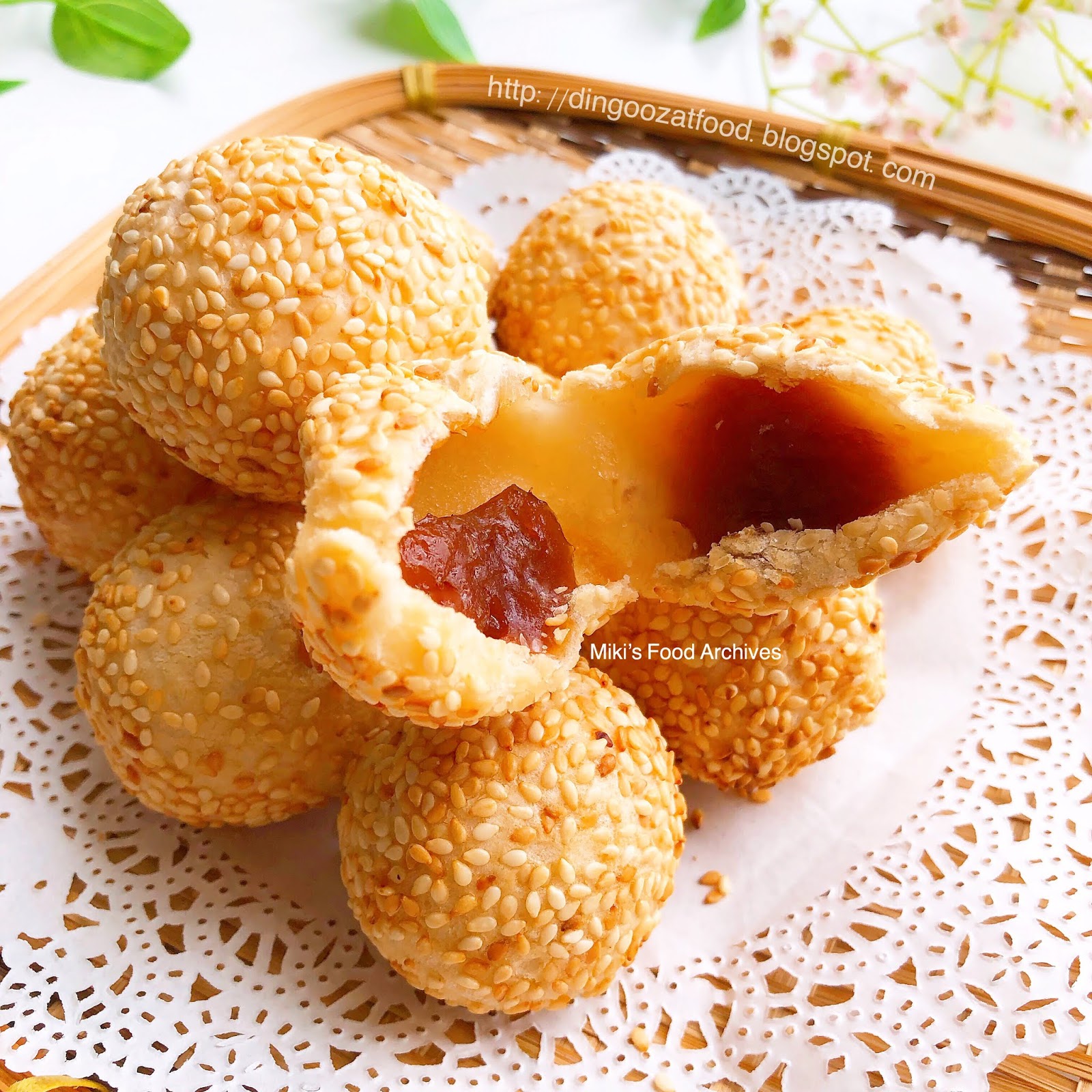 Miki's Food Archives Fried Nian Gao Glutinous Rice Balls Deep Fried