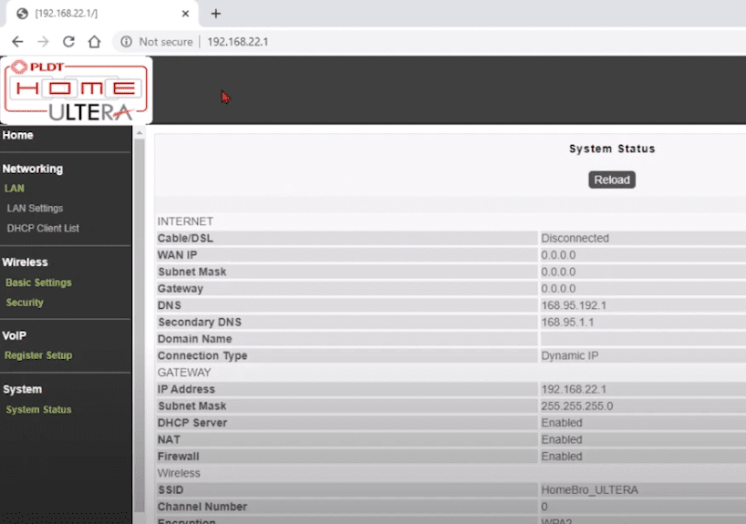 PLDT Admin Access - Default Username and Password 2024