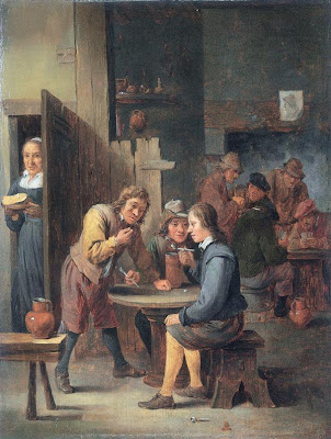 David Teniers il giovane: Contadini in una taverna