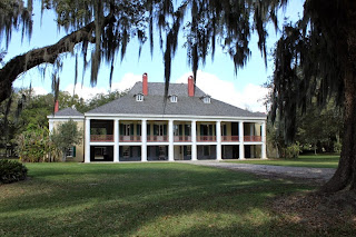 Destrehan Plantation, 1787, antebellum plantation located 25 miles upriver from New Orleans