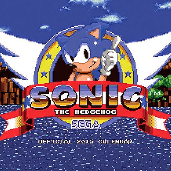 Calendario Sonic 2015 de Sega