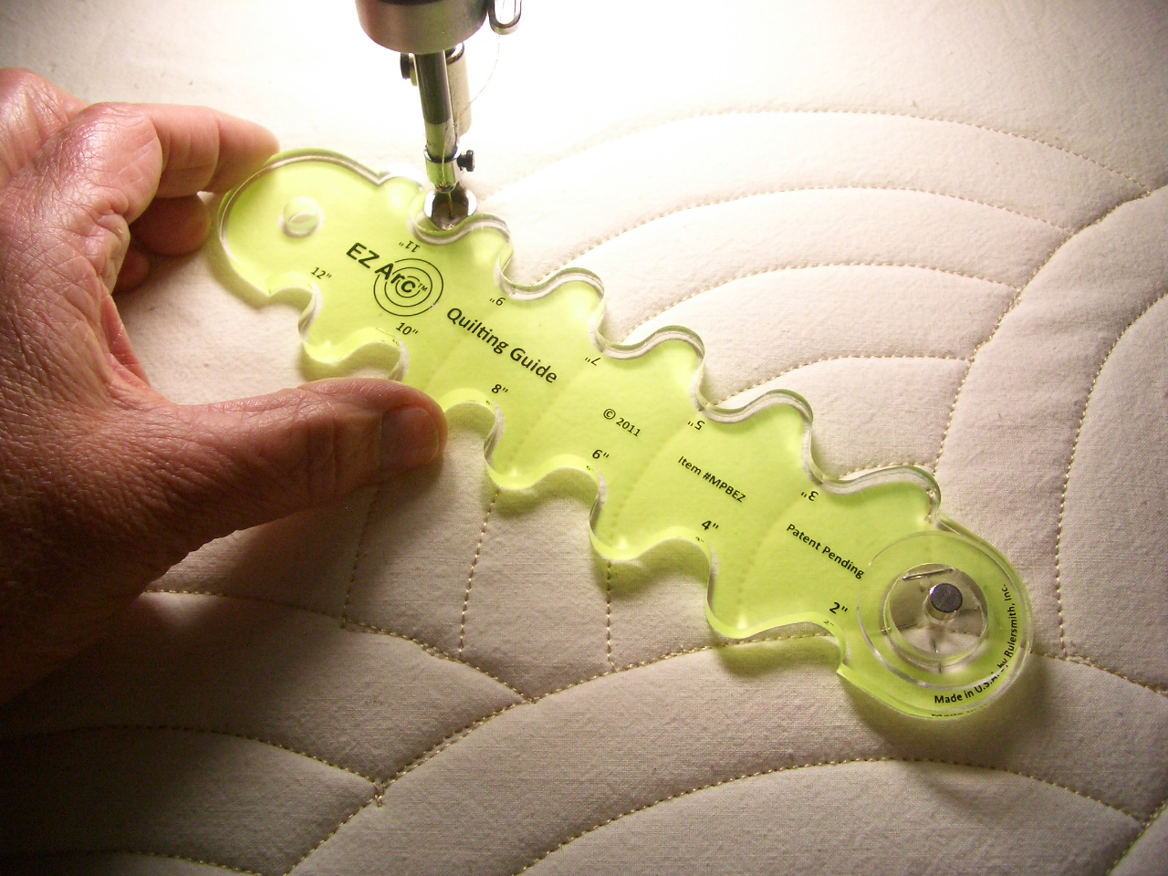 TopAnchor Quilting Baptist Fan longarm quilting tool