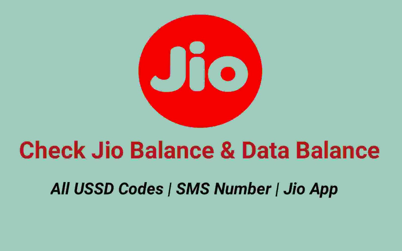 How To Check Jio Balance Howto Techno