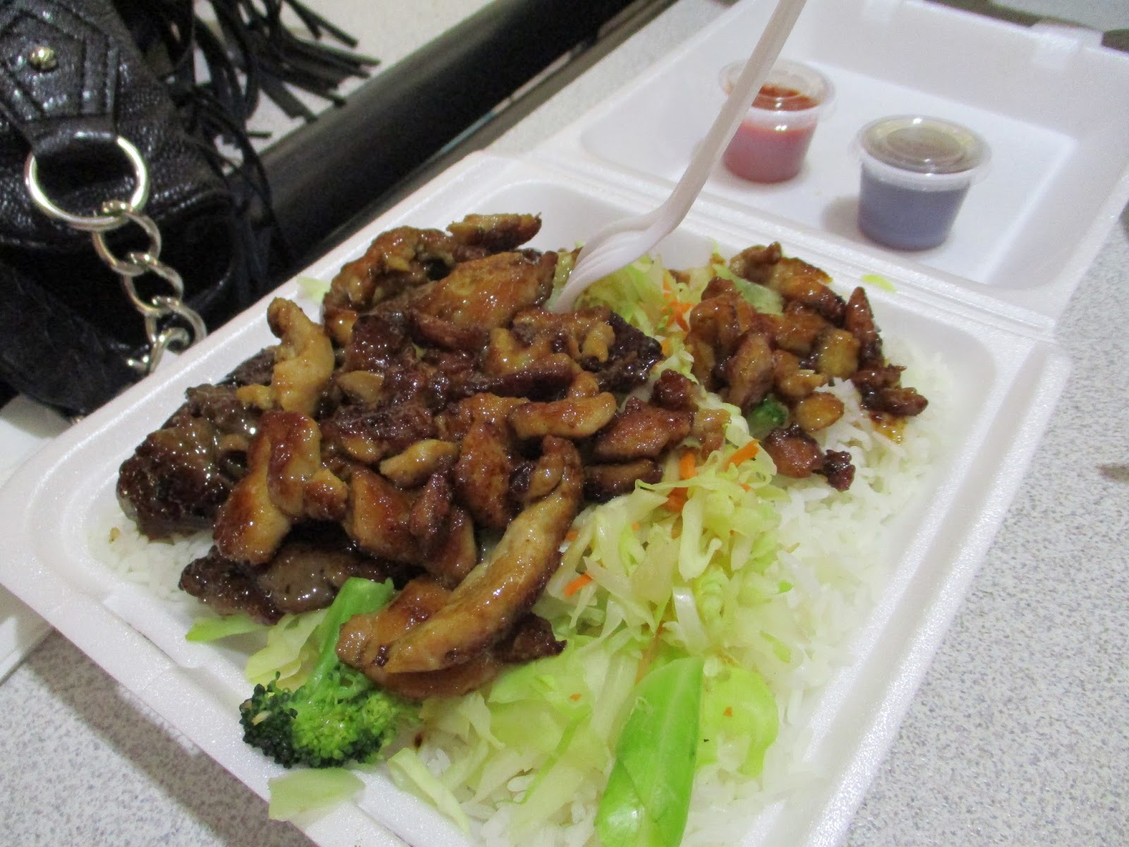 NINA'S RECIPES..... AT THE MALL EATING CHINESE FOOD