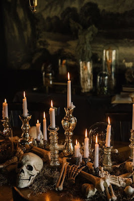 Mind-blowing Halloween Theme Inspiration - Get Creative with Your Decorations Decorative skull-wedding ideas-Halloween-Weddings by KMich-Philadelphia Centerpiece Idea