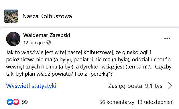 Czy Oddział Nefrologii i Dializoterapii "posypie się"?