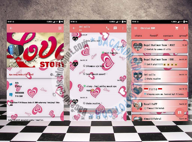 download BBM Mod New Love Story Terbaru 2.9.0.51