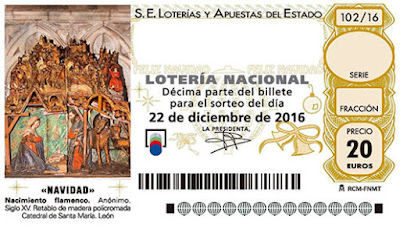 Décimo de Lotería de Navidad