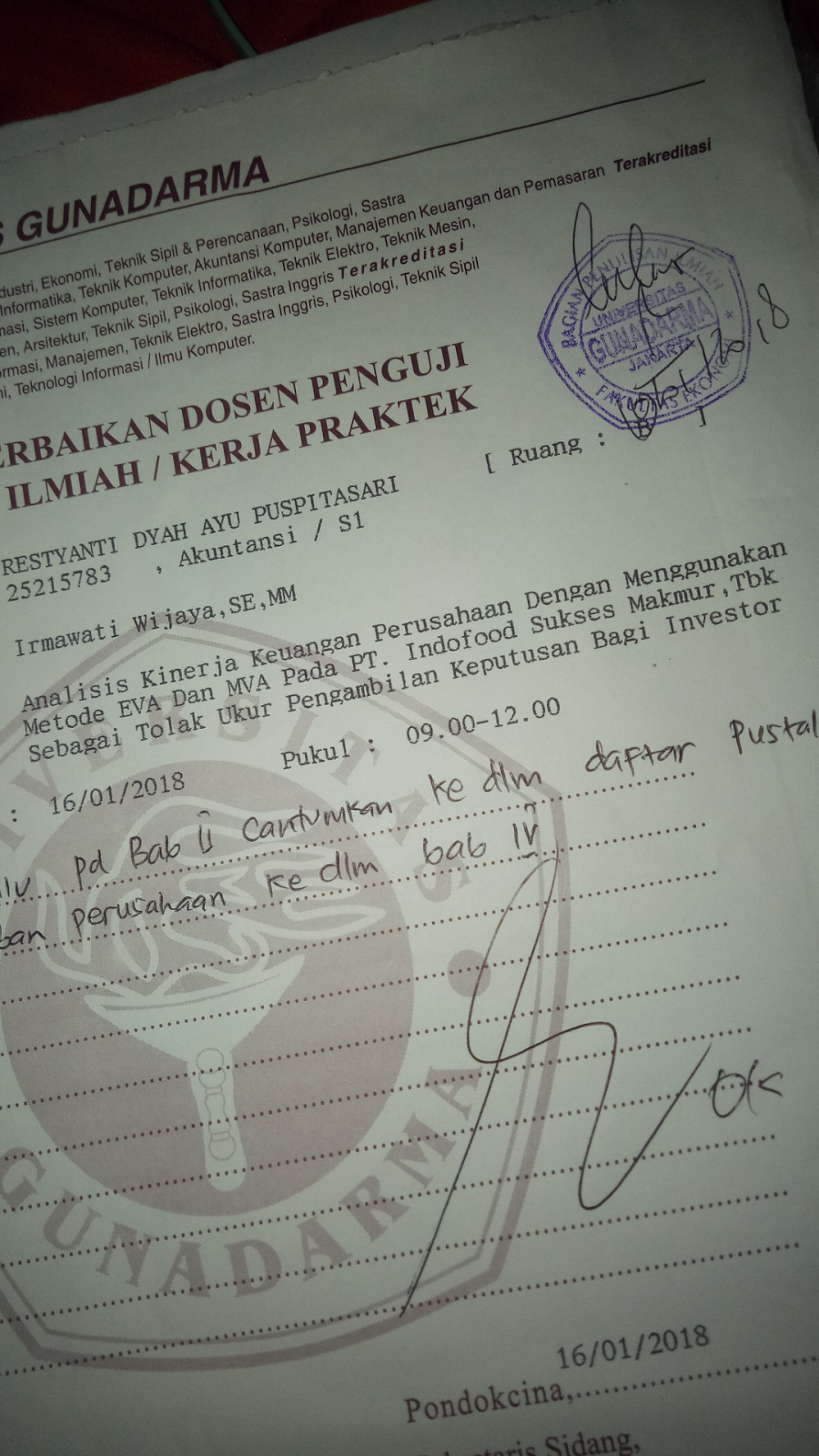 Hardcover Skripsi Gunadarma Ide Judul Skripsi Universitas