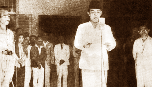 Foto Proklamasi kemerdekaan Indonesia