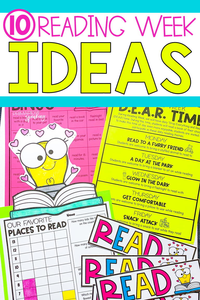 10 Reading Week Ideas Primarily Speaking