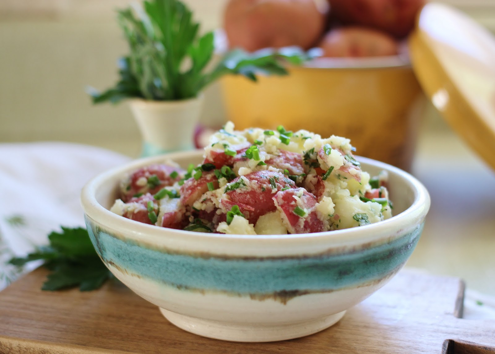 Arctic Garden Studio French Potato Salad with Mustard and Fresh Herbs
