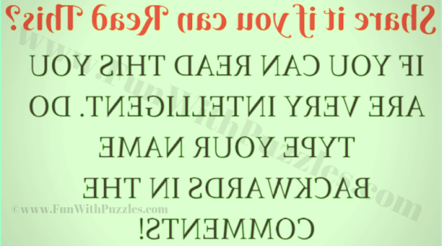 Share it if you can Read this?